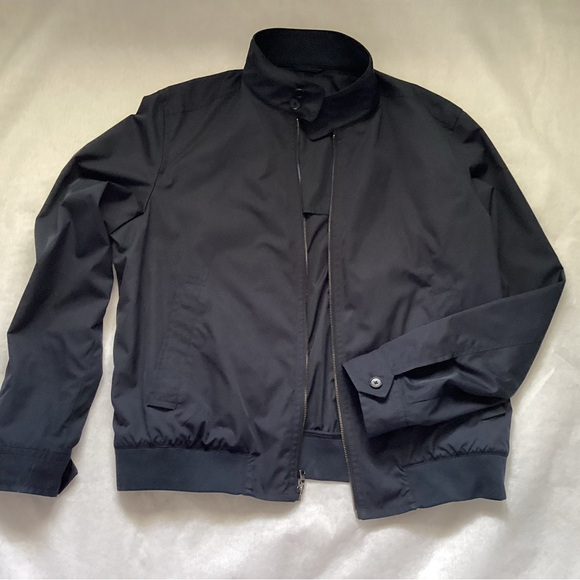 Banana Republic Navy Nylon Lightweight Bomber Jacket, Size XL - Picture 7 of 9